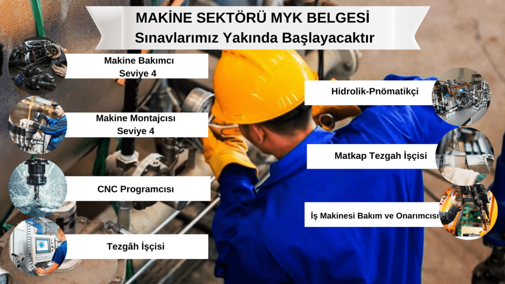 Makina Sektörü MYK Belge Sınavları